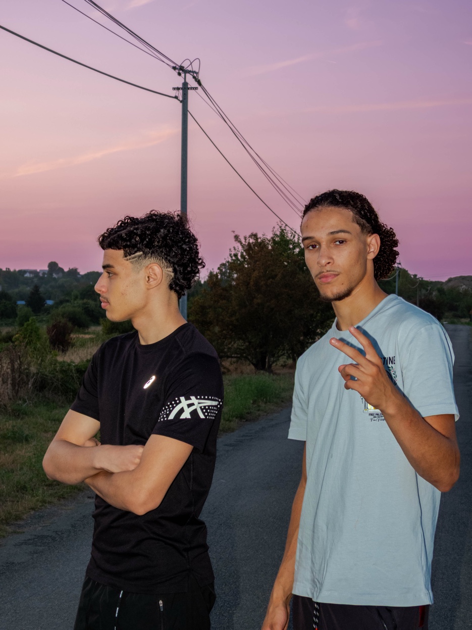 Duo portrait au crepuscule