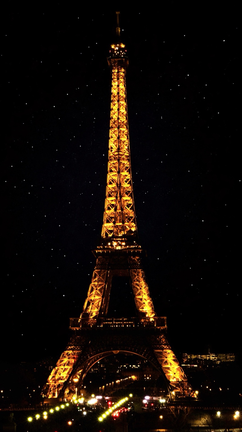 Tour Eiffel de nuit, photographie fine art